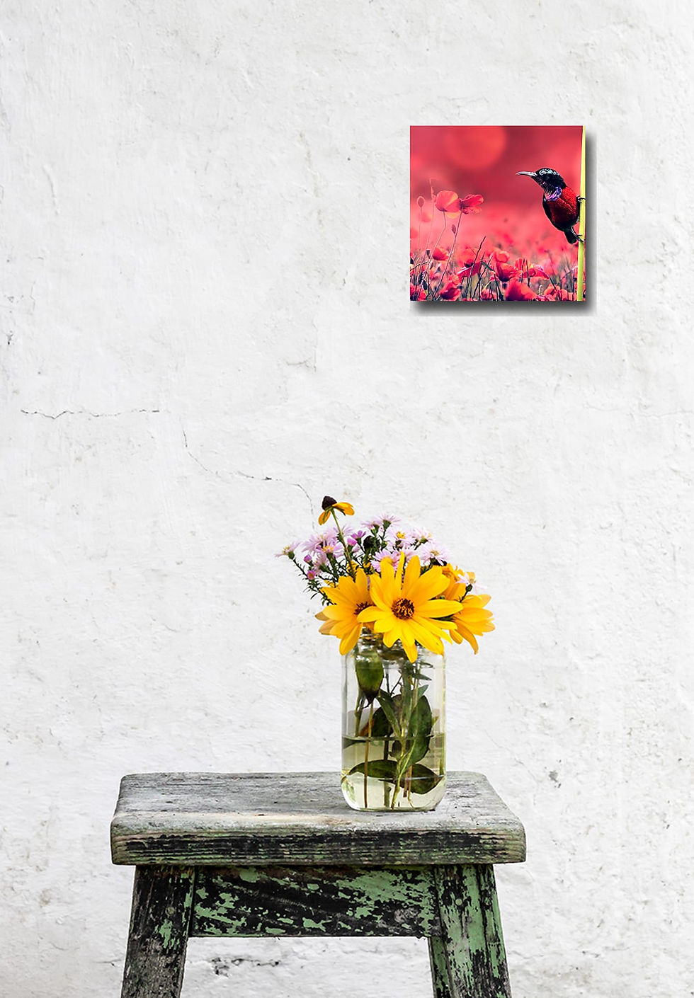 Thumbnail: wild spring wall art print | relaxing spring canvas picture