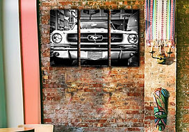 Ford Mustang wall art print | Muscle Car picture