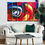 Thumbnail: Mixed color photo wall art print | Color abstraction canvas picture