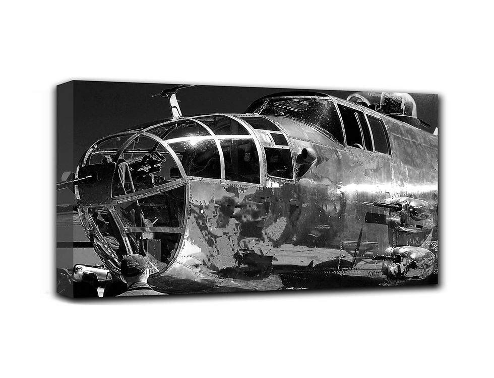 Thumbnail: B-26 Flying Fortress wall art print | Military Aircraft picture