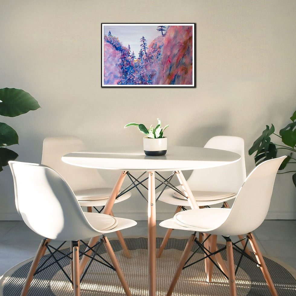 Thumbnail: Alone wall art print | under the sky canvas picture
