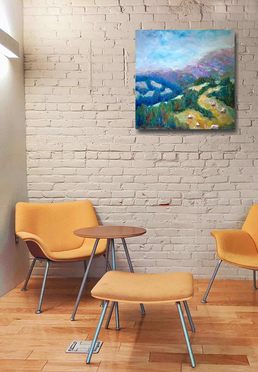 Thumbnail: Distance wall art print | Living on the edge canvas picture