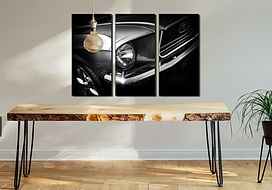 Ford Mustang wall art print | sports car,vintage car,ponny car canvas picture