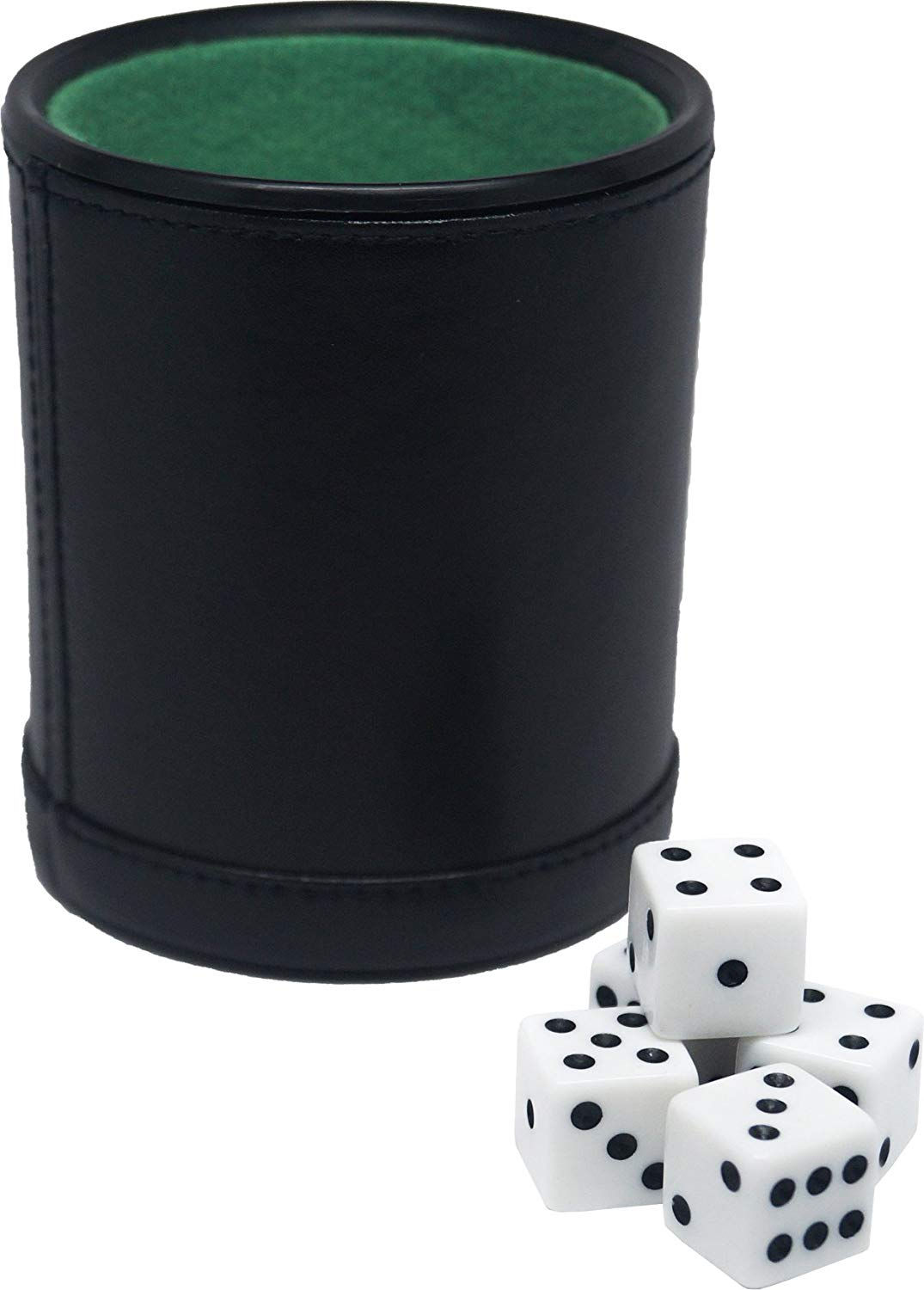 Fat Cat Dice and Leatherette Dice Cup