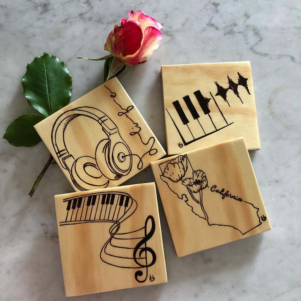 Thumbnail: Music Coasters - Set of 4