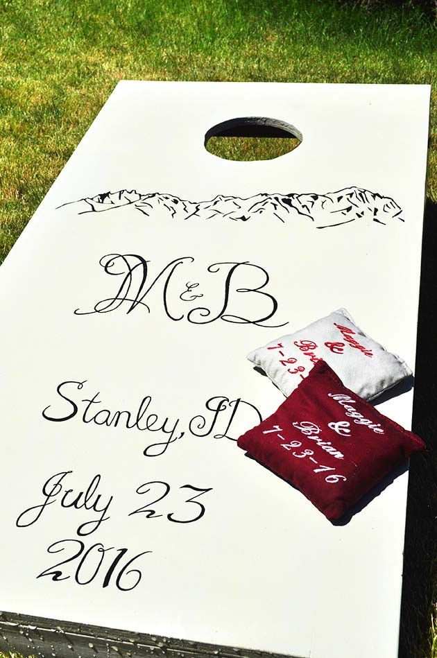 Personalized Corn-hole Tables