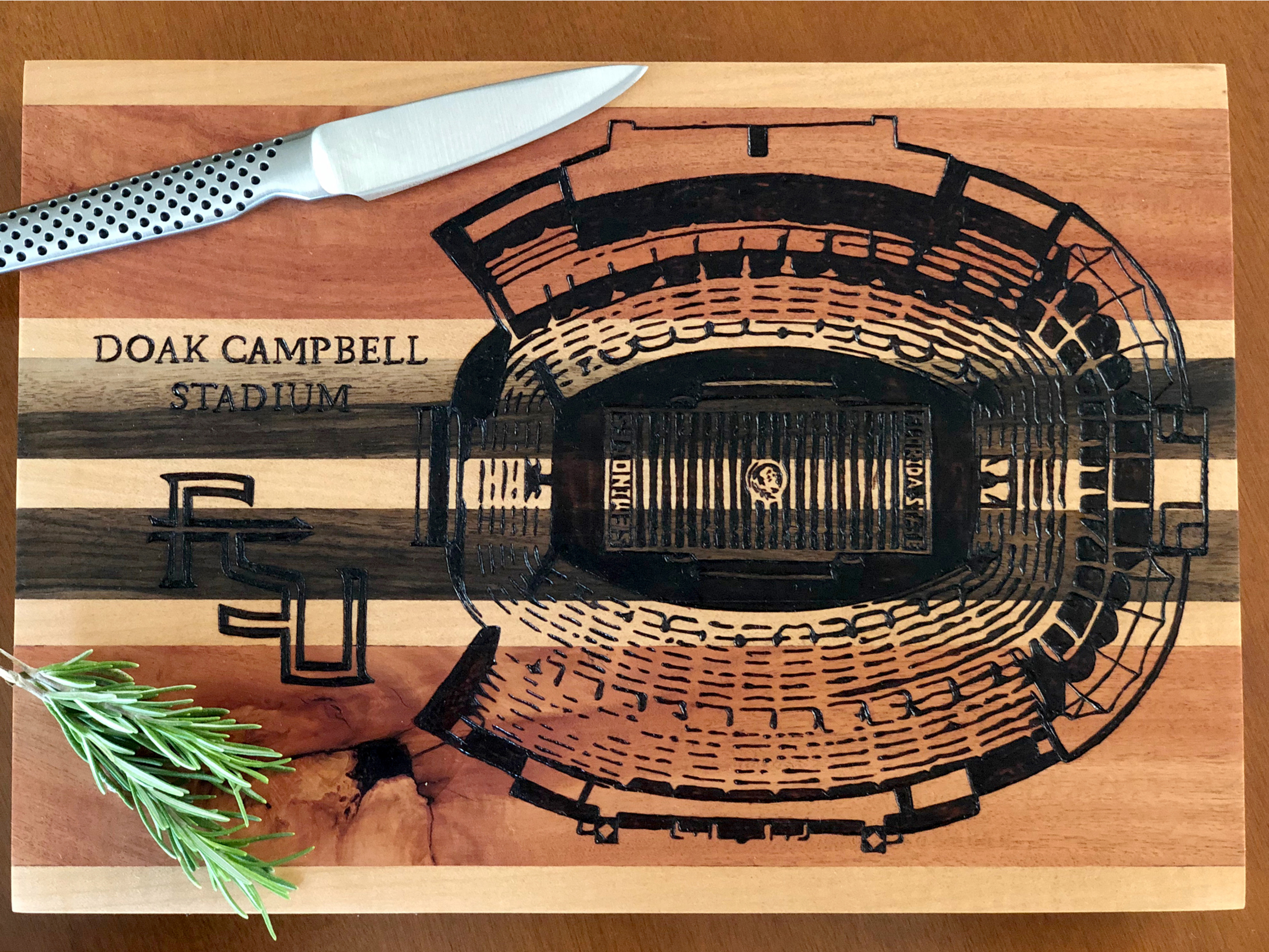Custom Stadium Cutting Board