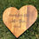 Thumbnail: Personalized Heart Wedding Gift