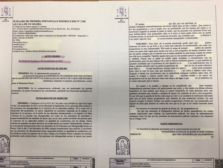 CONSEGUIMOS EVITAR QUE SE NOMBRE CURADOR AL PADRE DE UNA PERSONA CON DISCAPACIDAD MAYOR DE EDAD