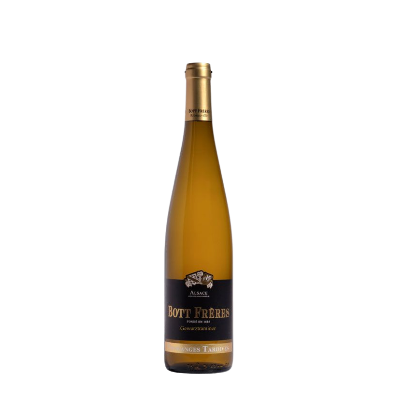 Fles Gewurztraminer Vendanges Tardives Bio van Bott Frères