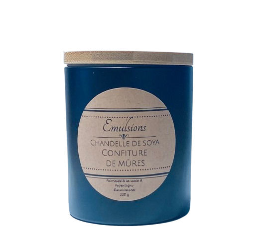 bougie - chandelle - candle -soja - soya - blackberry - jam -mûre - confiture -