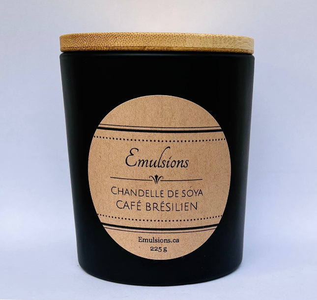 bougie - chandelle - candle -soja - soya - café - brésilien - coffee - Brazilian