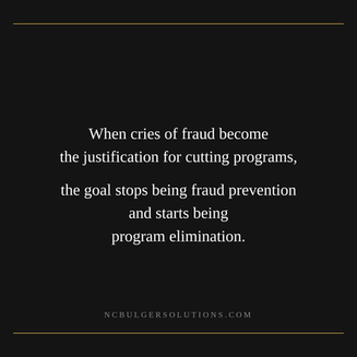 The Government Declared War on Fraud... But They Don't Know What Fraud Even Means