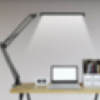 Table Desk LED Lamp with Clamp 3 Color Modes for Headboard Workbench Study Work