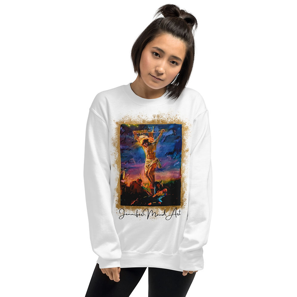 Thumbnail: JMa Jesus Unisex Sweatshirt