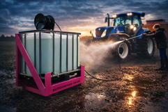 Industrial hydraulic pressure wash system from Suttons Ross hydraulic specialists in Ross-on-Wye