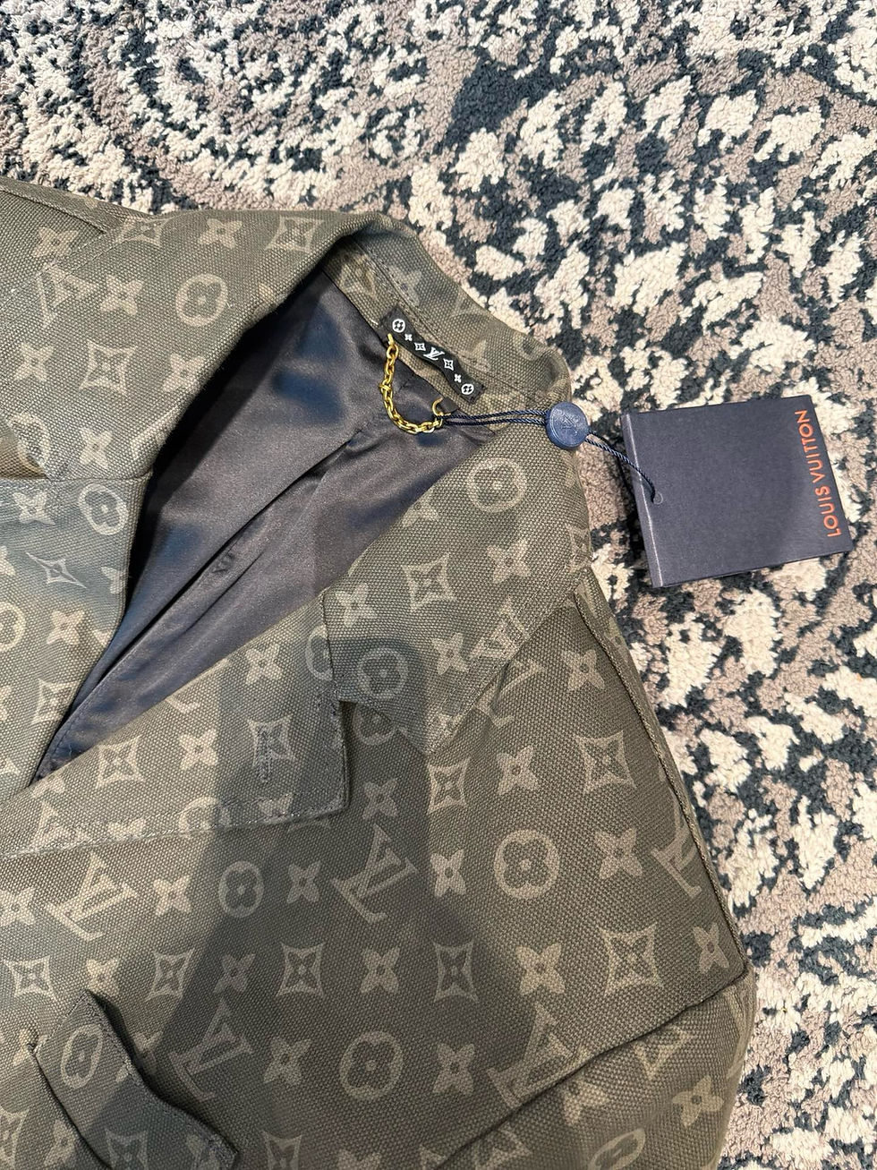 Thumbnail: SS26 Monogram Waxed Denim Jacket