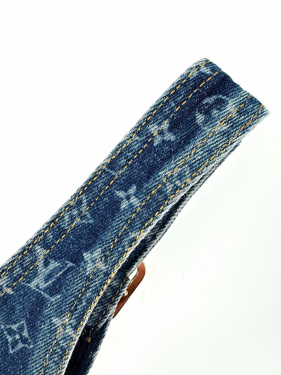 Thumbnail: SS26 Monogram Denim Buckle Strap Crop Top