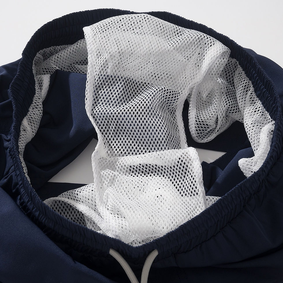 Thumbnail: BC SS26 Embroidered Logo Swim Shorts in Navy