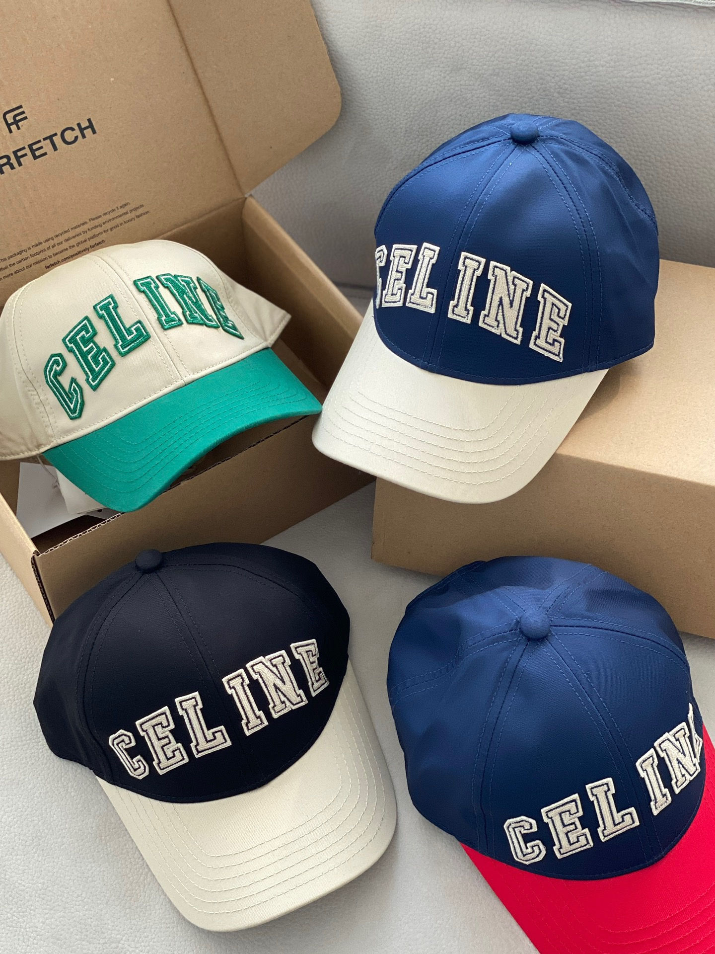Logo 2 Tone Baseball Cap in 4 Colors