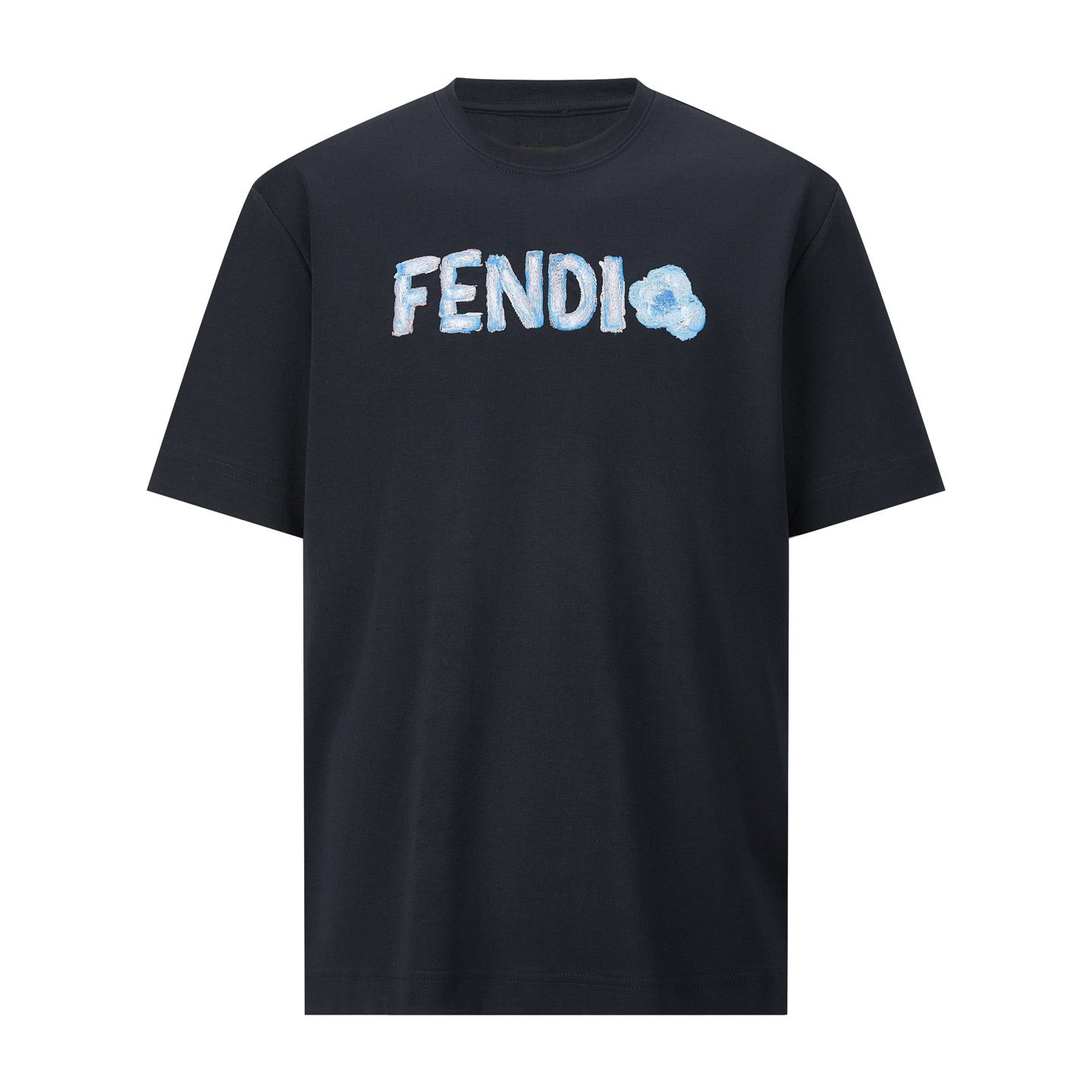 SS26 Flower Logo Tee in Black