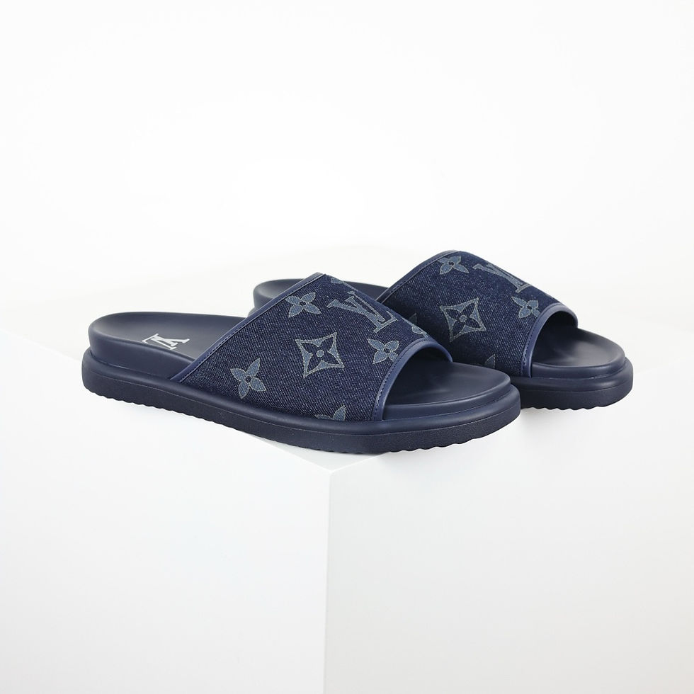 Thumbnail: SS26 Miami Mules in Navy Denim