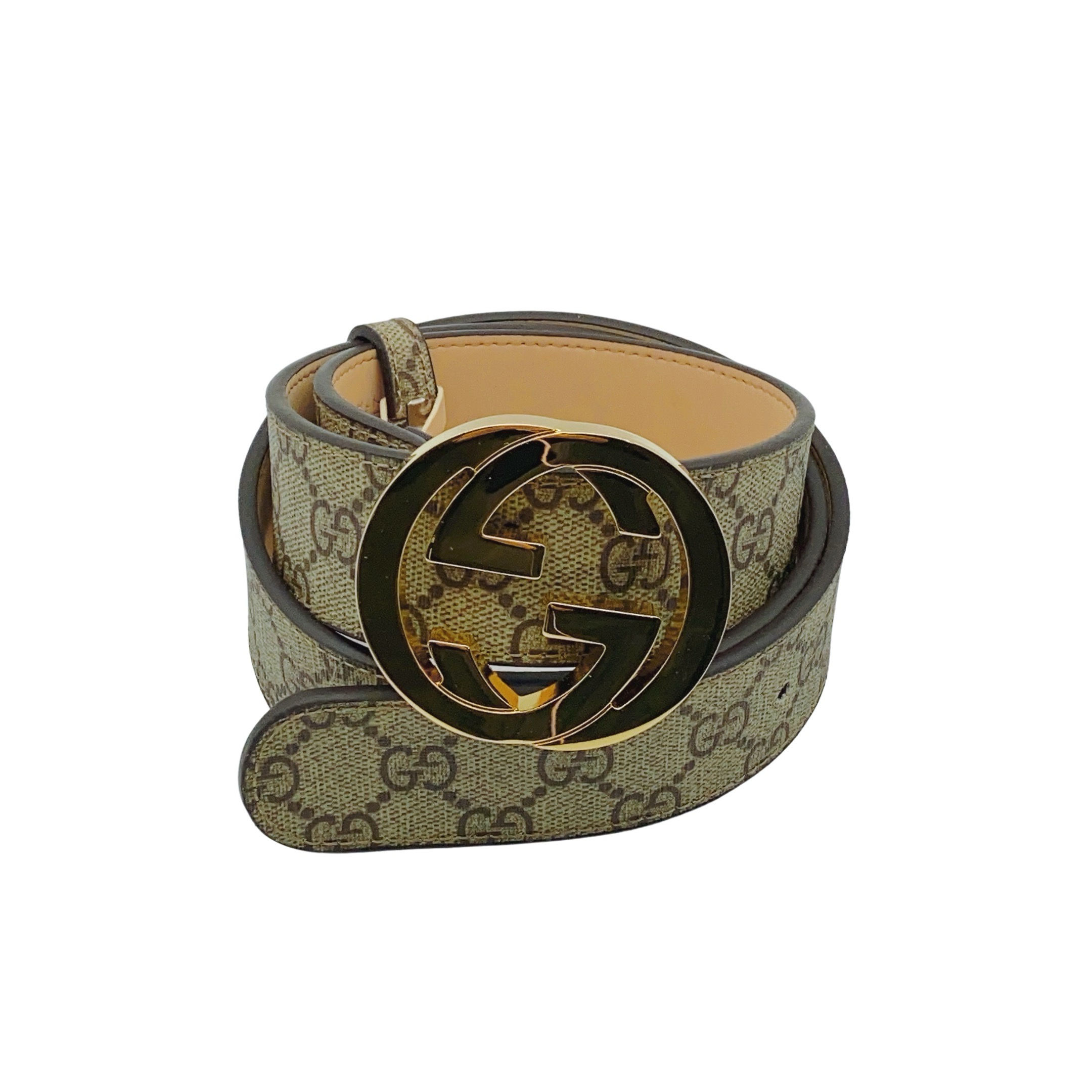GG Supreme Belt with Gold G Buckle