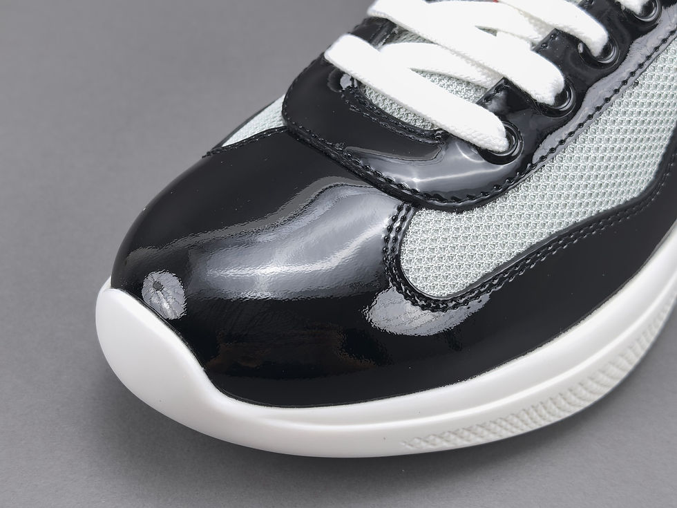 Thumbnail: SS26 Patent Leather and Technical Fabric America's Cup Sneakers