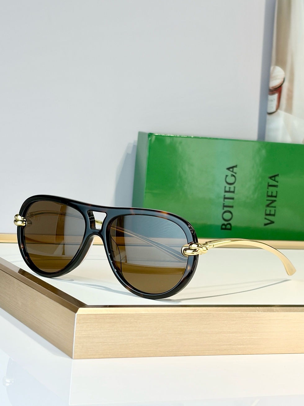 Thumbnail: BV SS26 Knot Aviator Sunglasses in 13 Colors