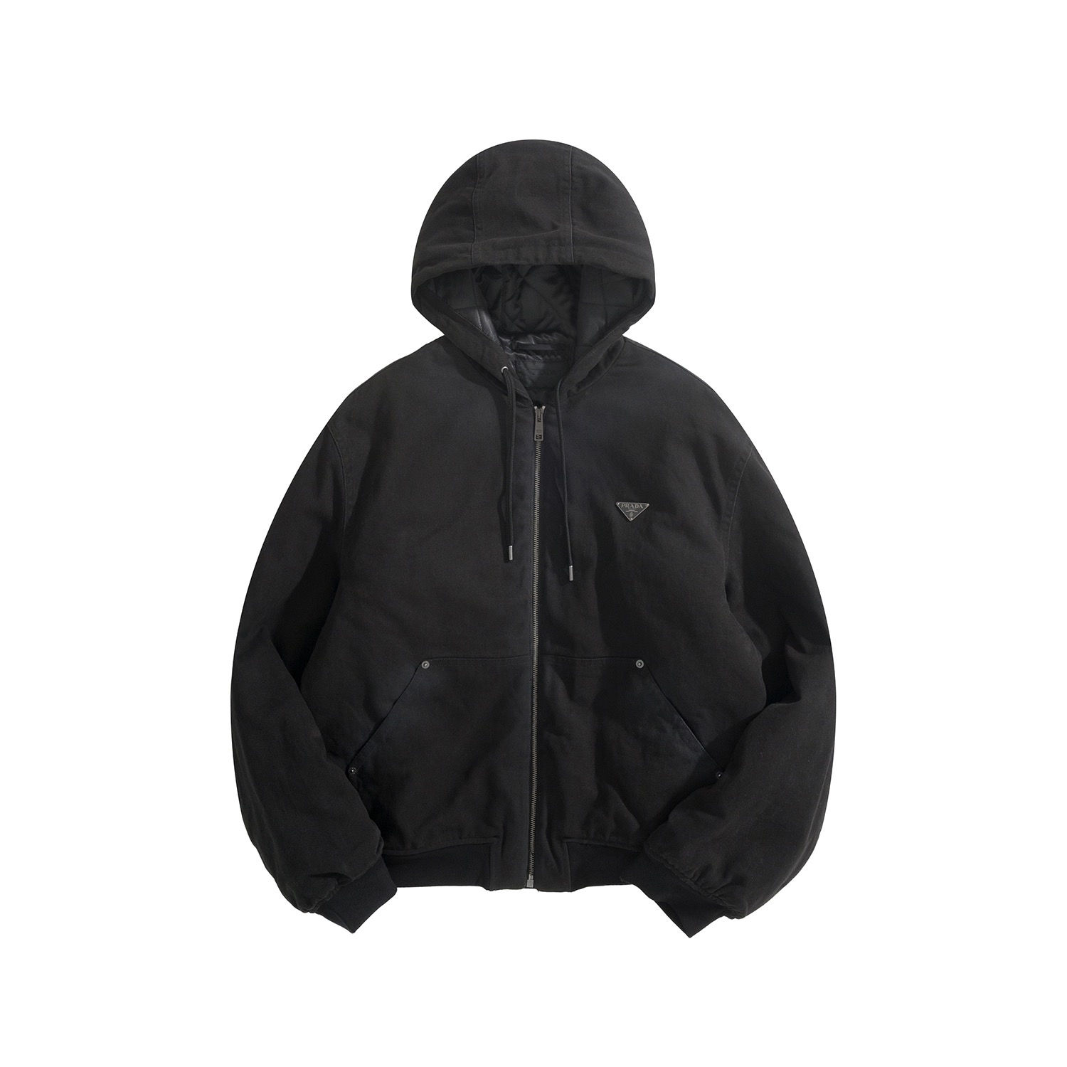 FW25 Logo Plaque Zip Hoodie