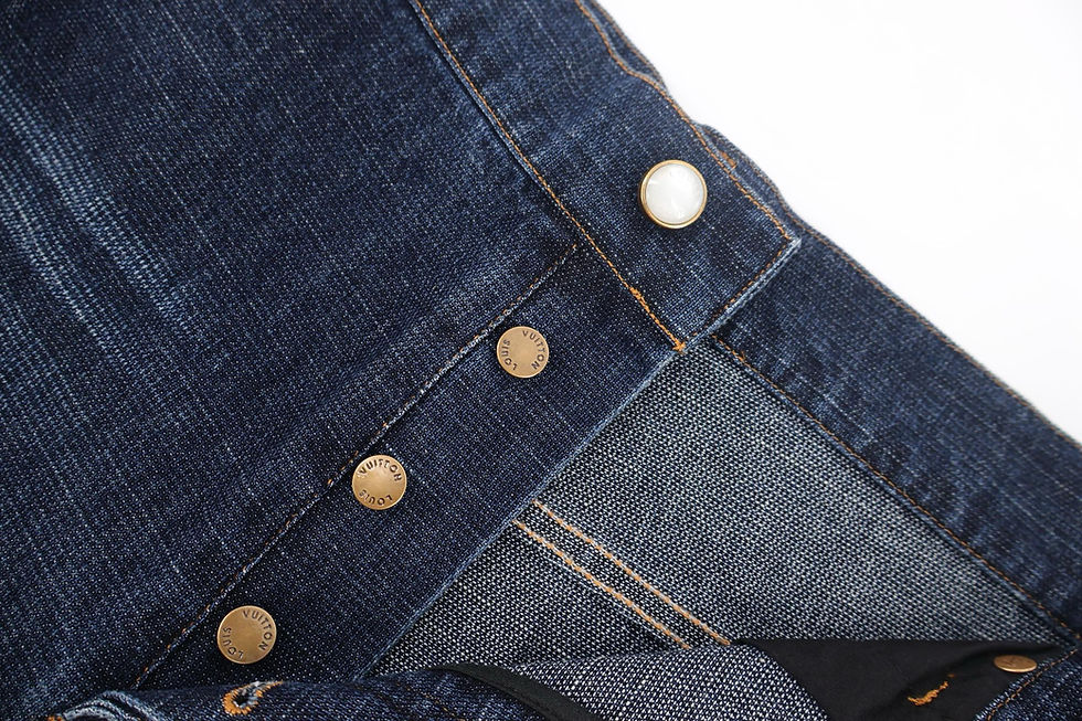 Thumbnail: SS26 Washed Indigo Denim Pants