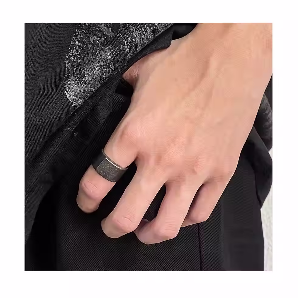 Thumbnail: Overlap Thick Vintage Ring