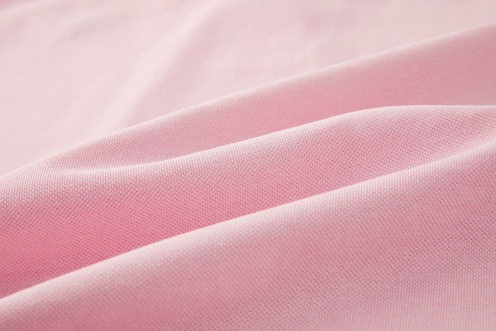 Thumbnail: SS26 Logo Plaque Polo Shirt in Pink