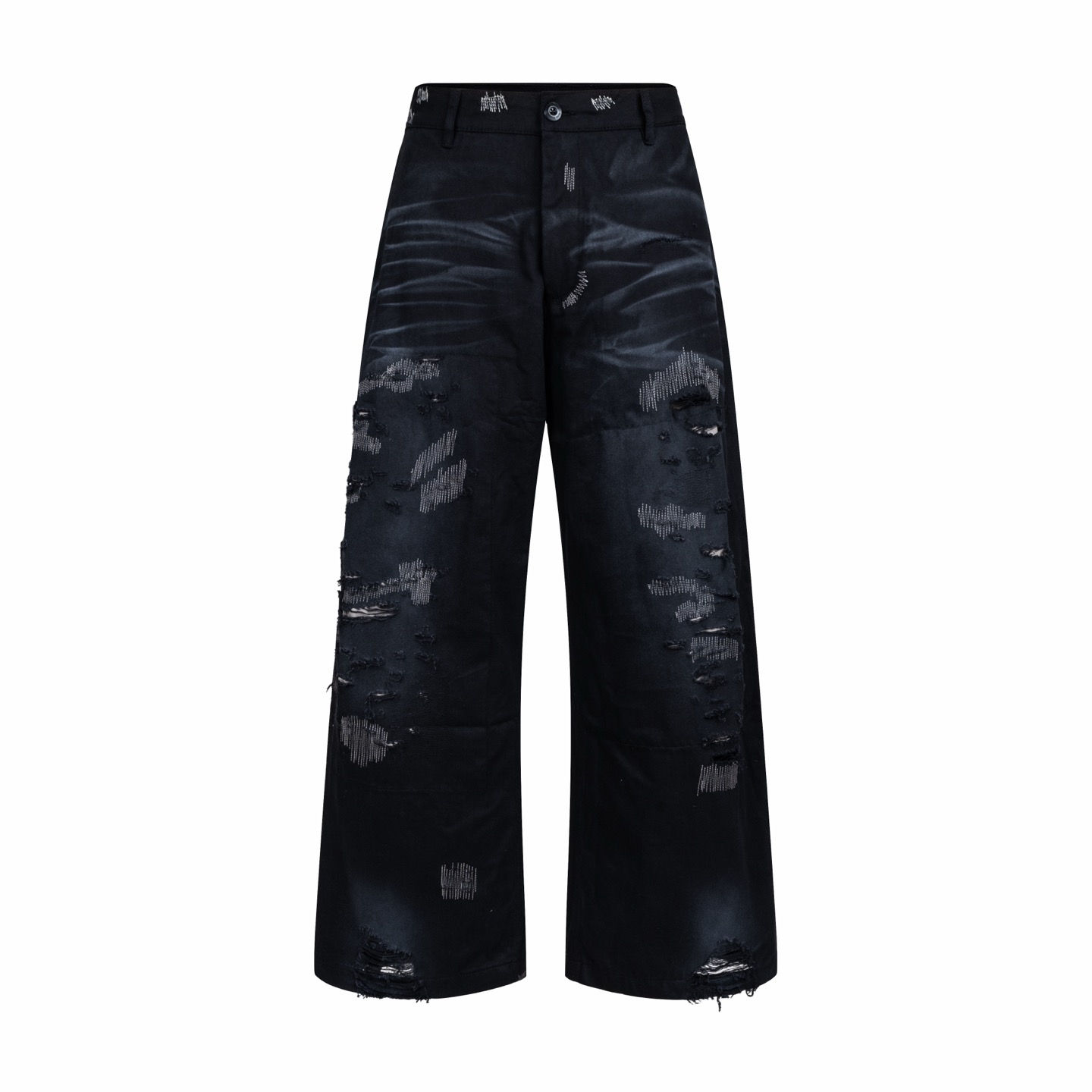 SS26 Mended Trousers in Black