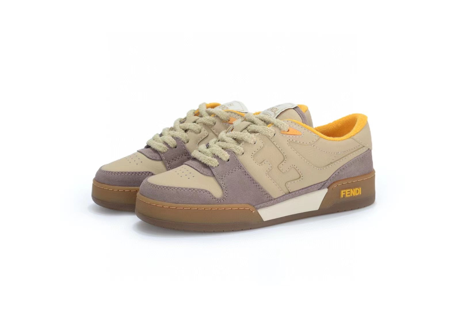 Match Sneaker in Brown