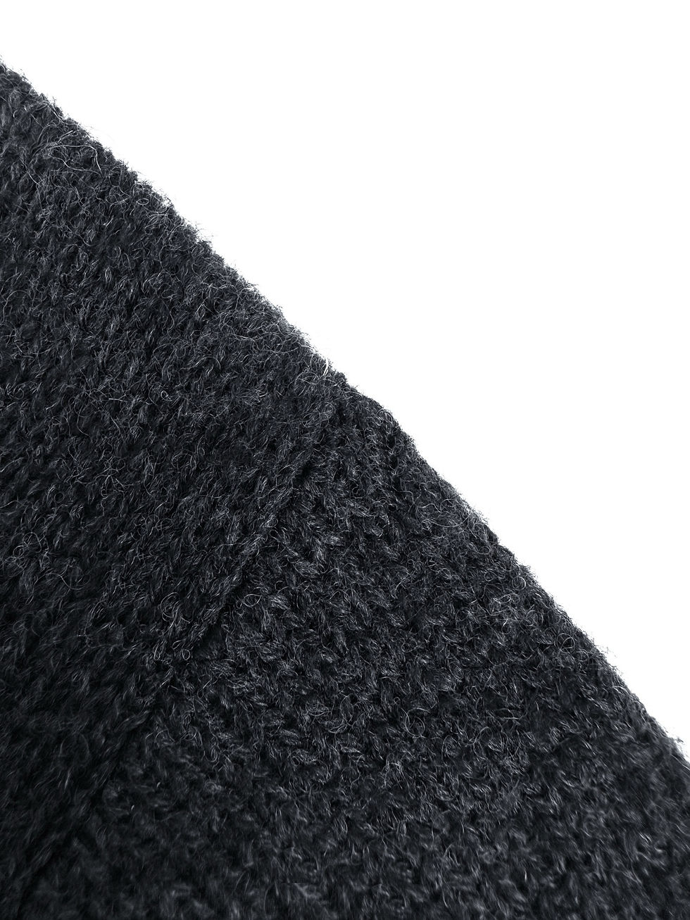 Thumbnail: SS26 Cashmere Crewneck Short-Sleeve Sweater in Gray/Brown