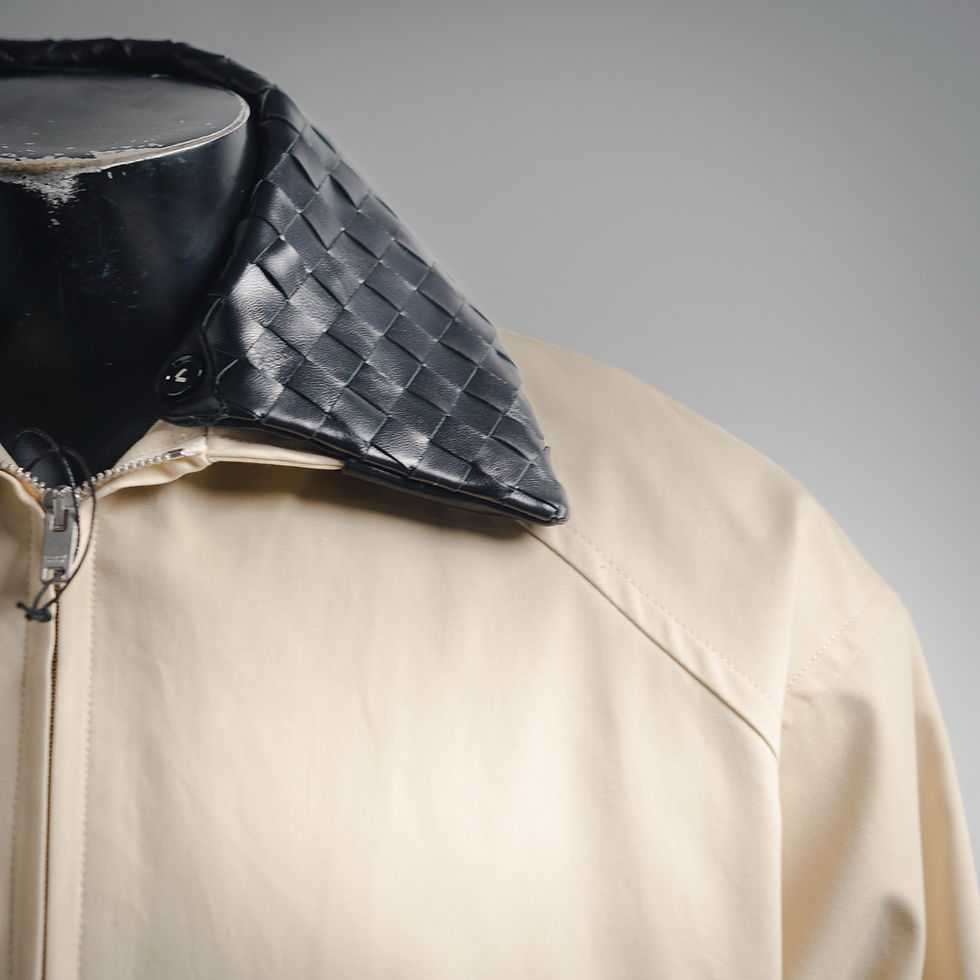 Thumbnail: SS26 Intrecciato Collar Twill Jacket