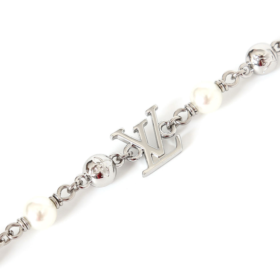 Thumbnail: Pearls Necklace in Silver