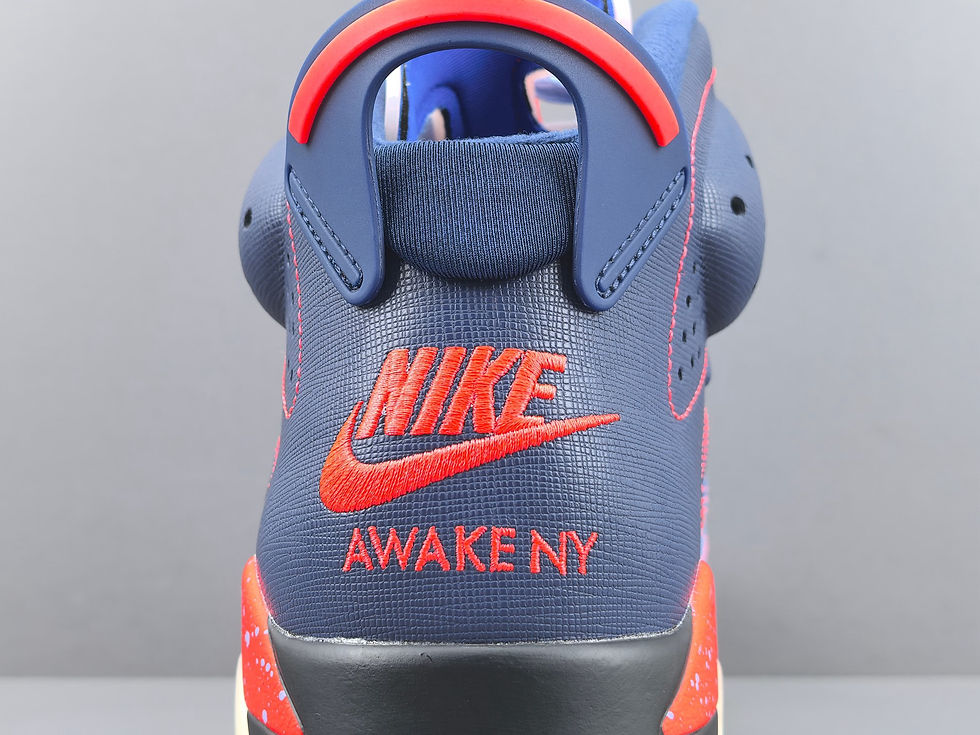 Thumbnail: Awake NY AJ6 Midnight Navy Sneakers
