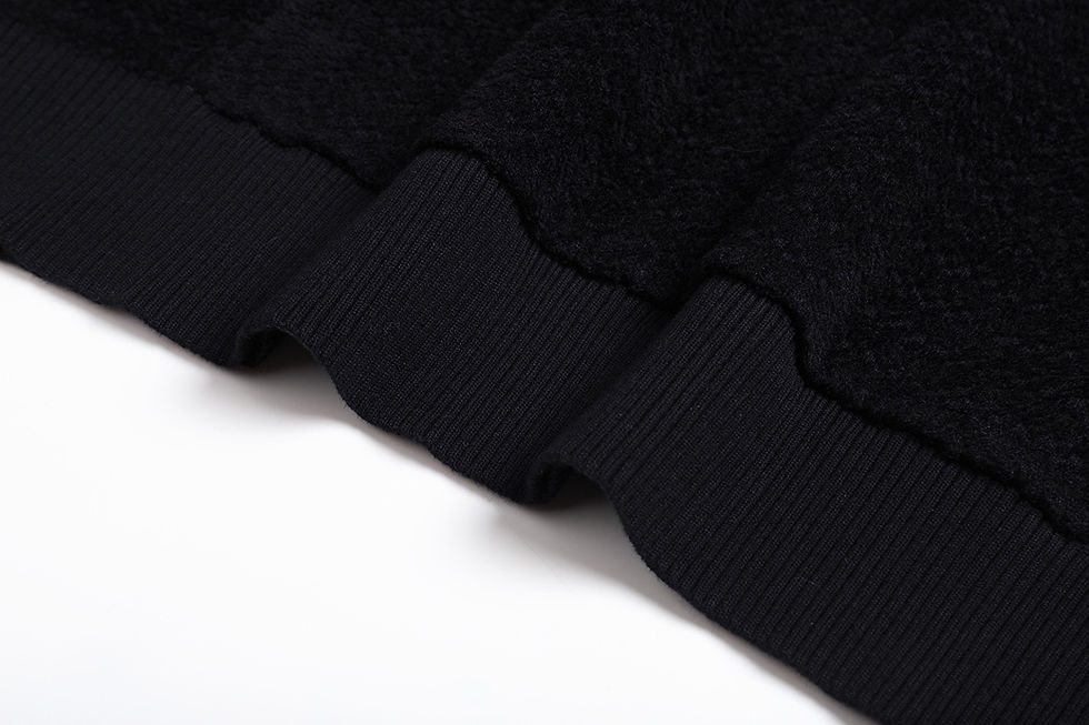 Thumbnail: SS26 Graphic Jacquard Hoodie in Black