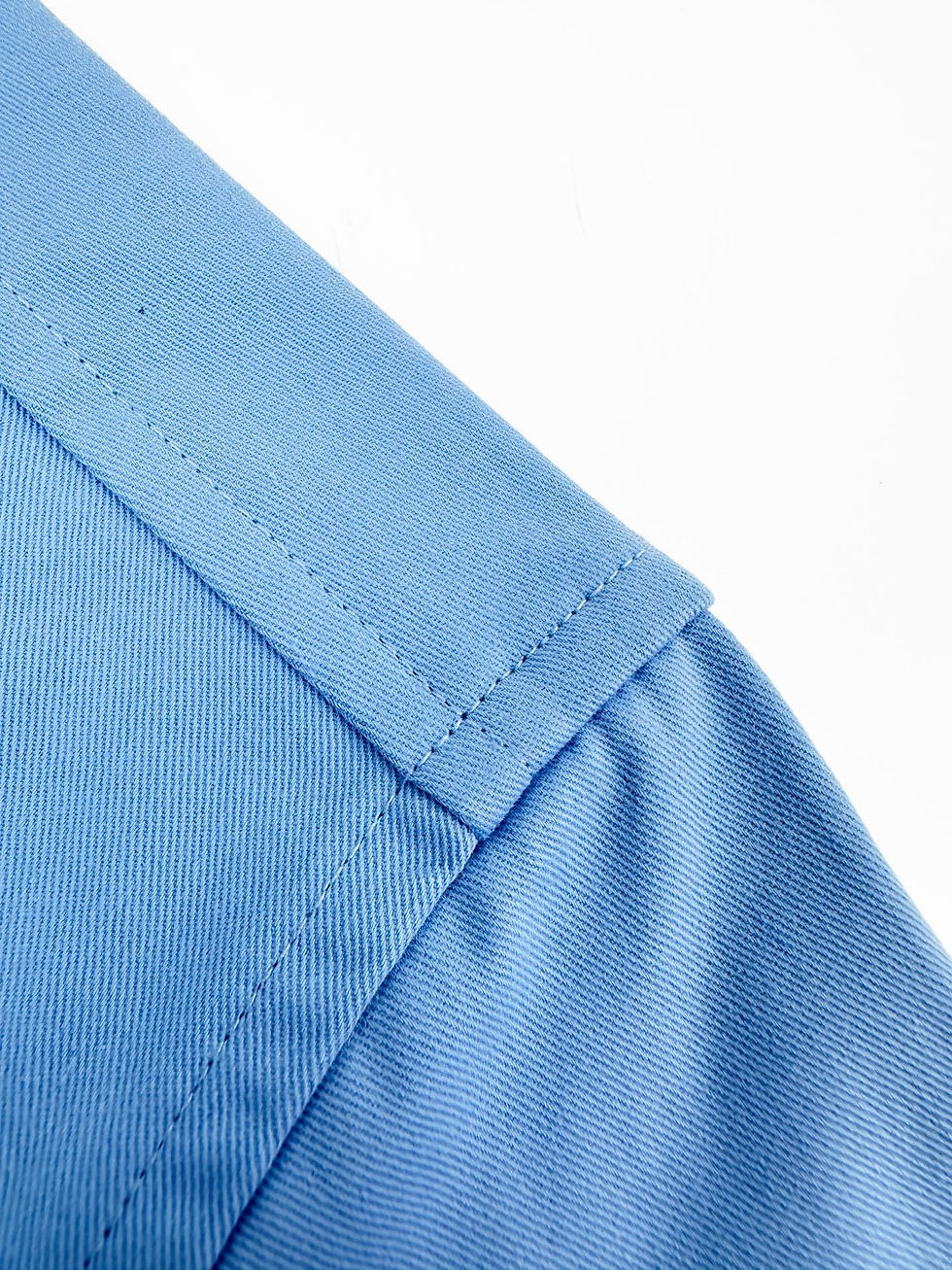 Thumbnail: FW26 Anagram Cotton Twill Shirt in Blue