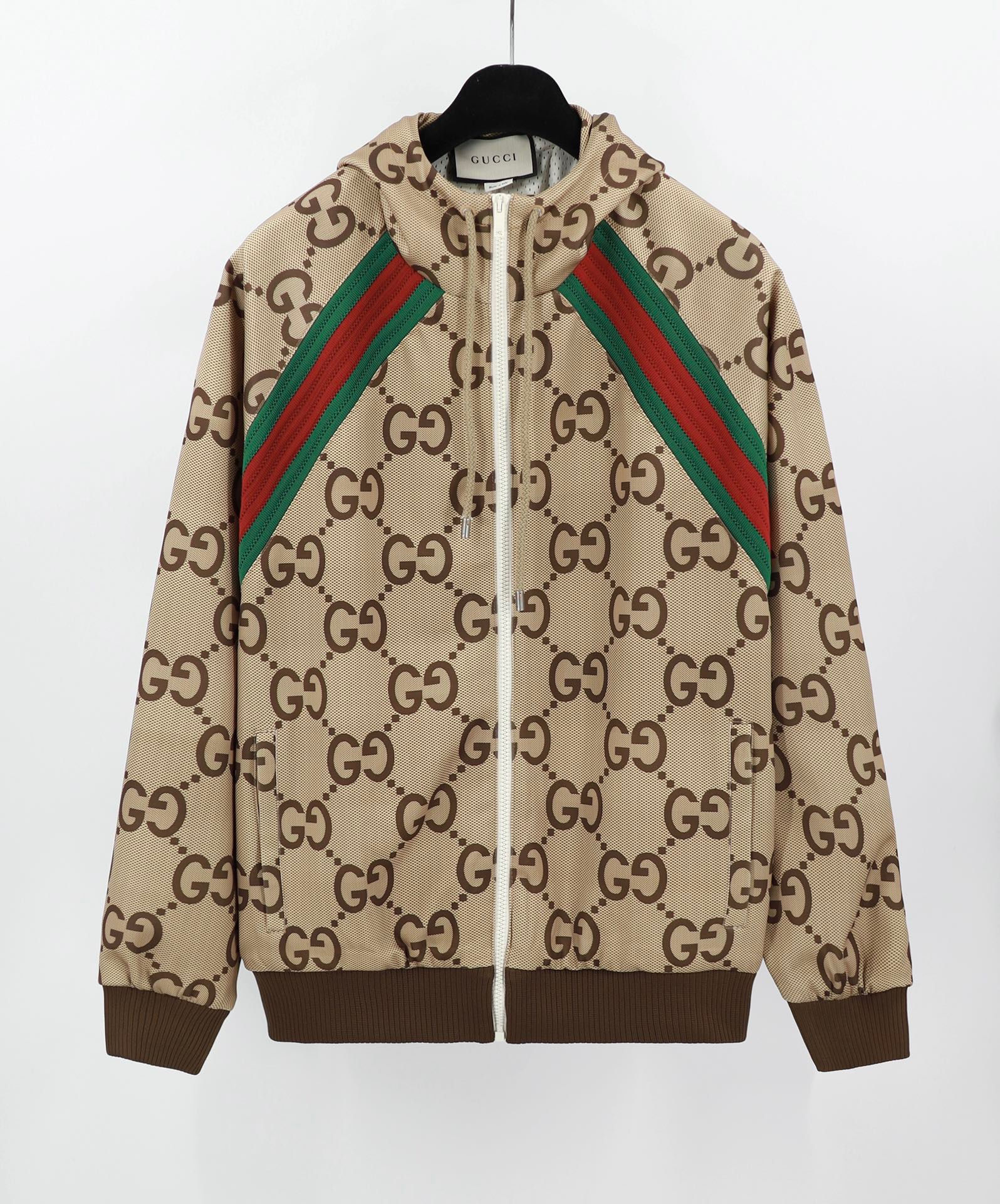 Jumbo GG Zip Jacket with Web