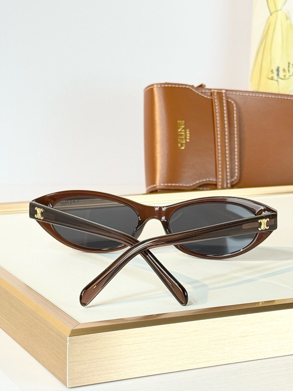 Thumbnail: SS26 Triomphe Mini Oval Sunglasses in 6 Colors