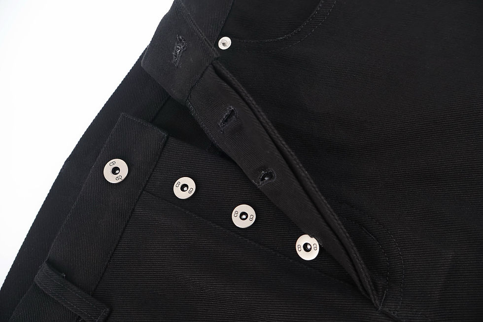 Thumbnail: SS26 Long Regular Jeans with Clover Embroideries