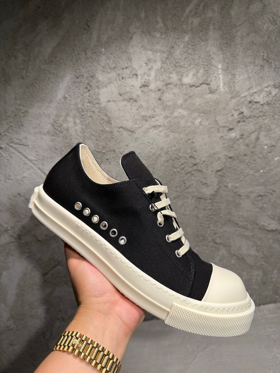 Thumbnail: SS26 DRKSHDW Extreme Low Sneaker in Black