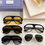 Thumbnail: Oversized Acetate Navigator Sunglasses in 5 Colors