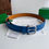 Thumbnail: BV Square Buckle Intrecciato Belt in Blue