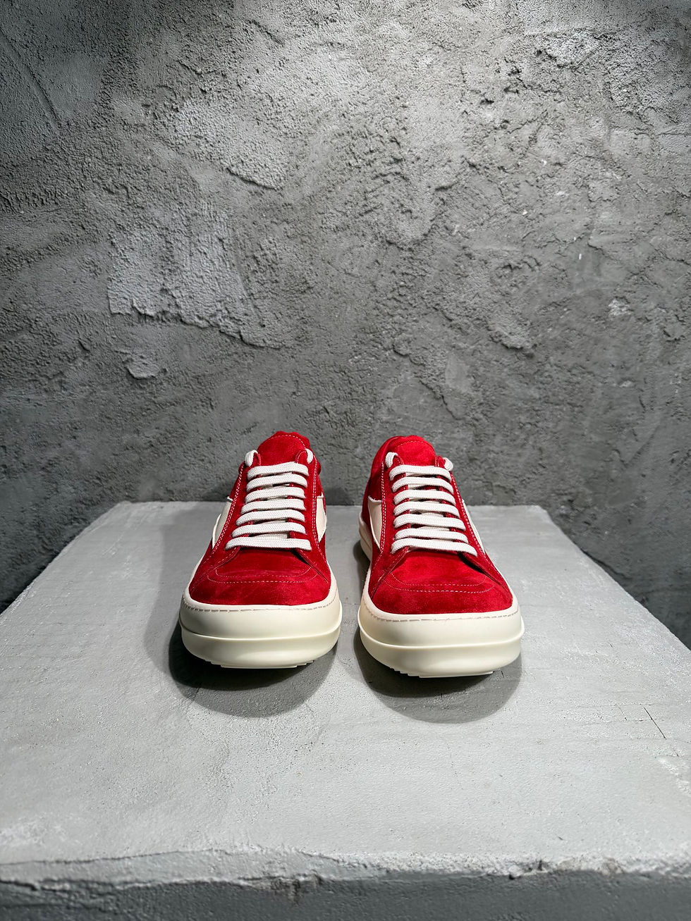 Thumbnail: SS26 Temple Suede Vintage Low Sneaker in Carnelian Red