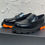 Thumbnail: AMR MA Leather Penny Lloafers Black/Orange
