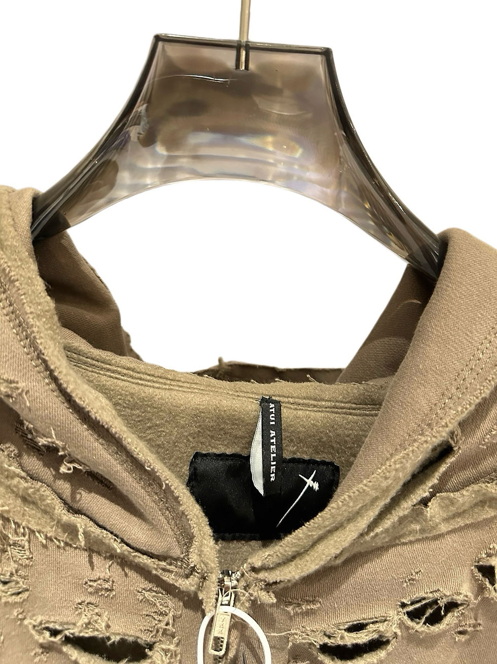 Thumbnail: LaTui Atelier SS26 Anger Issue 2.0 Hoodie in Tan